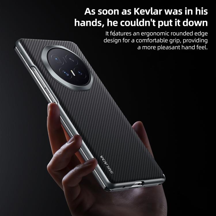For Honor Magic V6 SULADA 600D Kevlar Texture PC Shockproof Phone Case