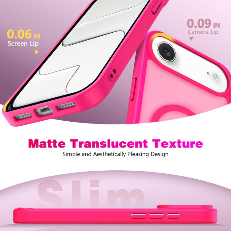 For iPhone Air Skin-Friendly Magnetic Shockproof TPU Hybrid PC Phone Case