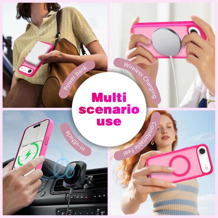 For iPhone Air Skin-Friendly Magnetic Shockproof TPU Hybrid PC Phone Case