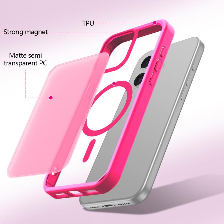 For iPhone 16 Pro Max Skin-Friendly Magnetic Shockproof TPU Hybrid PC Phone Case