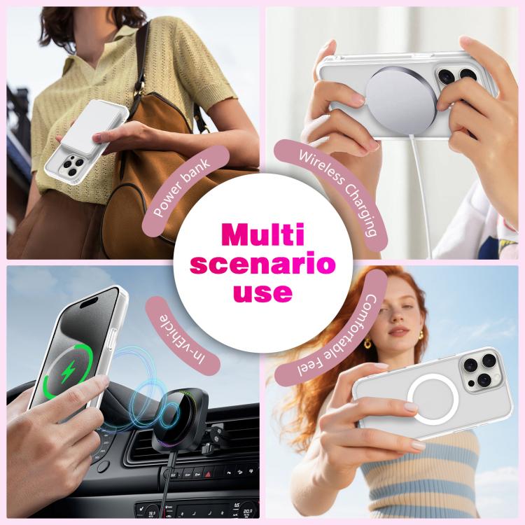 For iPhone 15 Pro Max Skin-Friendly Magnetic Shockproof TPU Hybrid PC Phone Case
