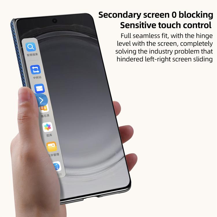 For OPPO Find N6 5G SULADA Kevlar Woven Texture Magnetic Leather Phone Case