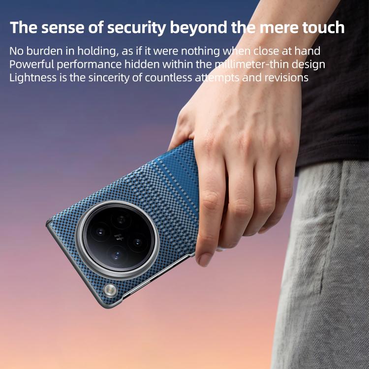 For OPPO Find N6 5G SULADA Kevlar Woven Texture Magnetic Leather Phone Case