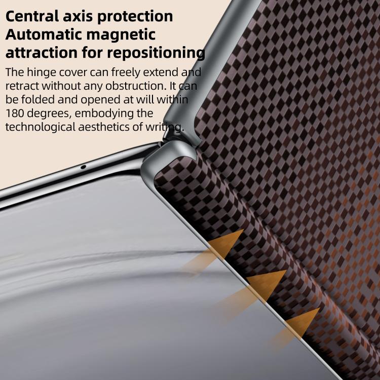 For OPPO Find N6 5G SULADA Kevlar Woven Texture Magnetic Leather Phone Case