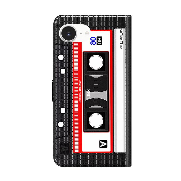 For iPhone 17e / 16e Crystal-Like Painted Vegan Leather Phone Case