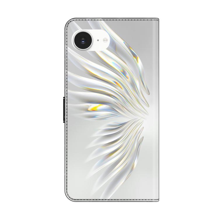 For iPhone 17e / 16e Crystal-Like Painted Vegan Leather Phone Case