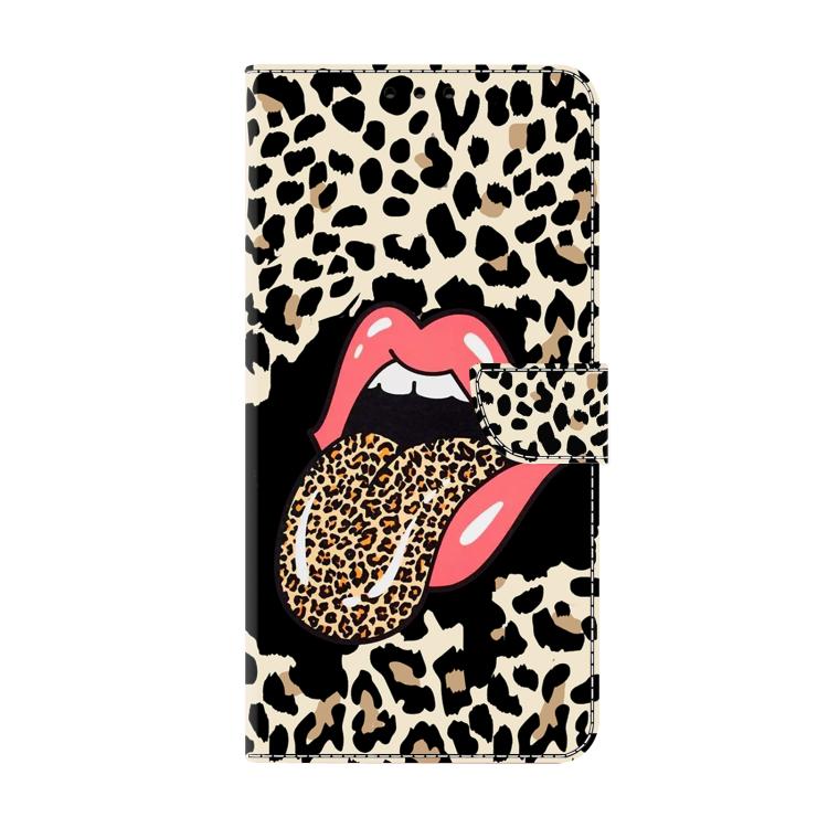 For iPhone 17 Pro Max Crystal-Like Painted Vegan Leather Phone Case