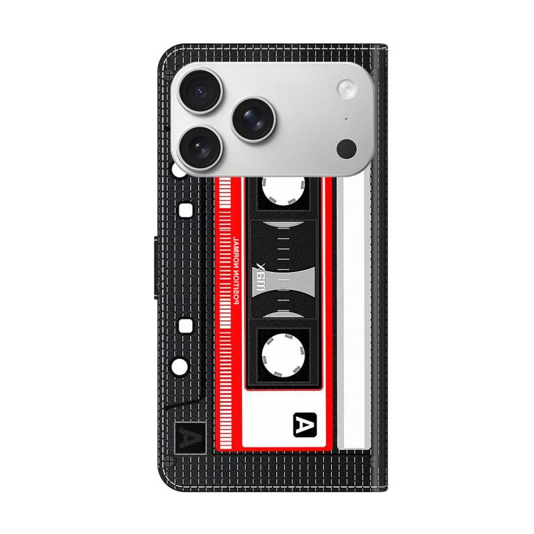 For iPhone 17 Pro Crystal-Like Painted Vegan Leather Phone Case