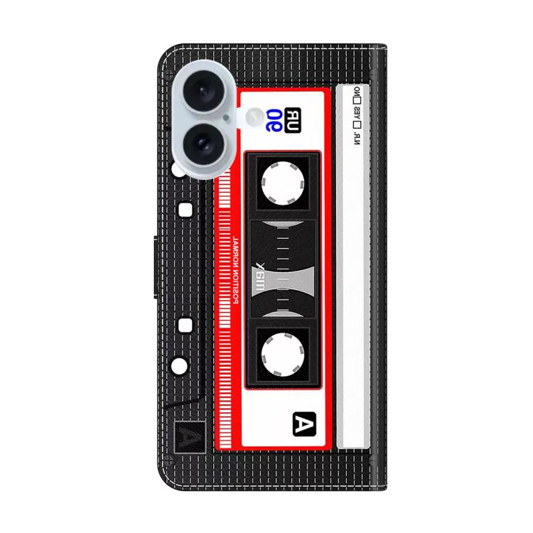 For iPhone 17 Crystal-Like Painted Vegan Leather Phone Case