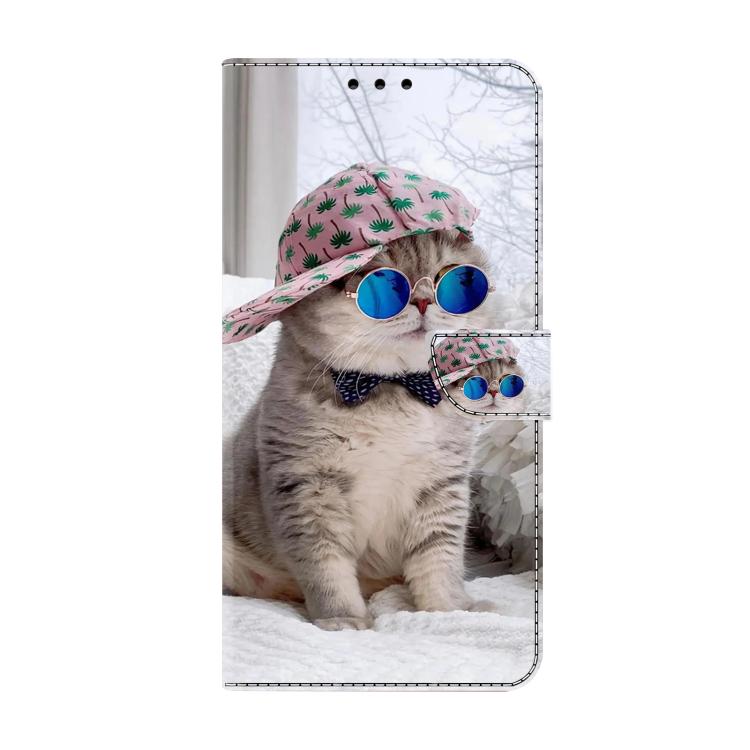 For iPhone 17 Crystal-Like Painted Vegan Leather Phone Case