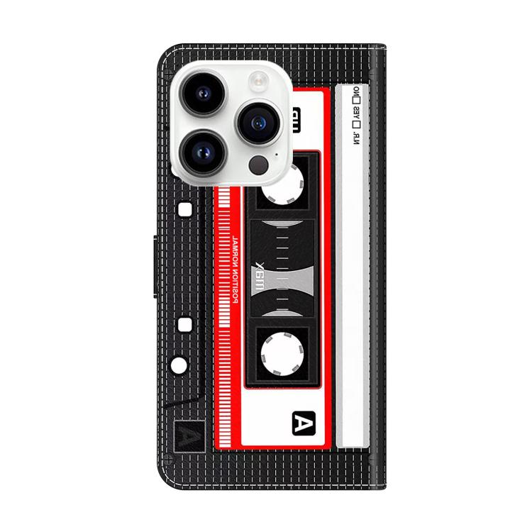 For iPhone 16 Pro Max Crystal-Like Painted Vegan Leather Phone Case