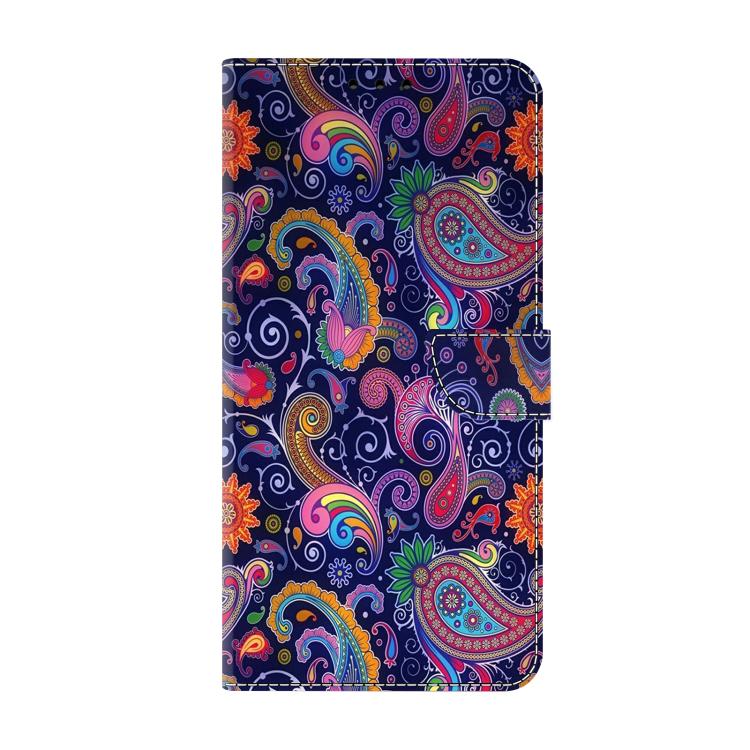 For iPhone 16 Pro Crystal-Like Painted Vegan Leather Phone Case
