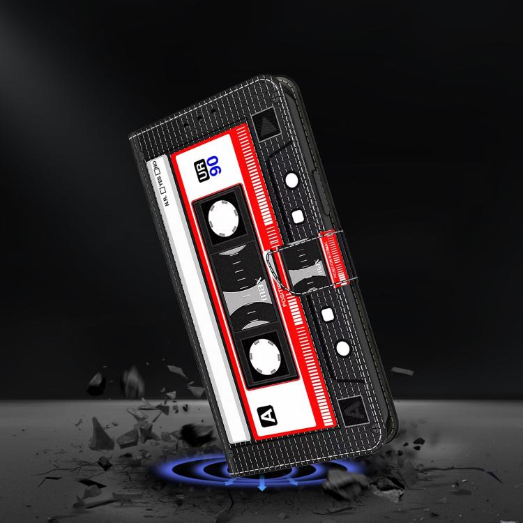 For iPhone 15 Pro Crystal-Like Painted Vegan Leather Phone Case