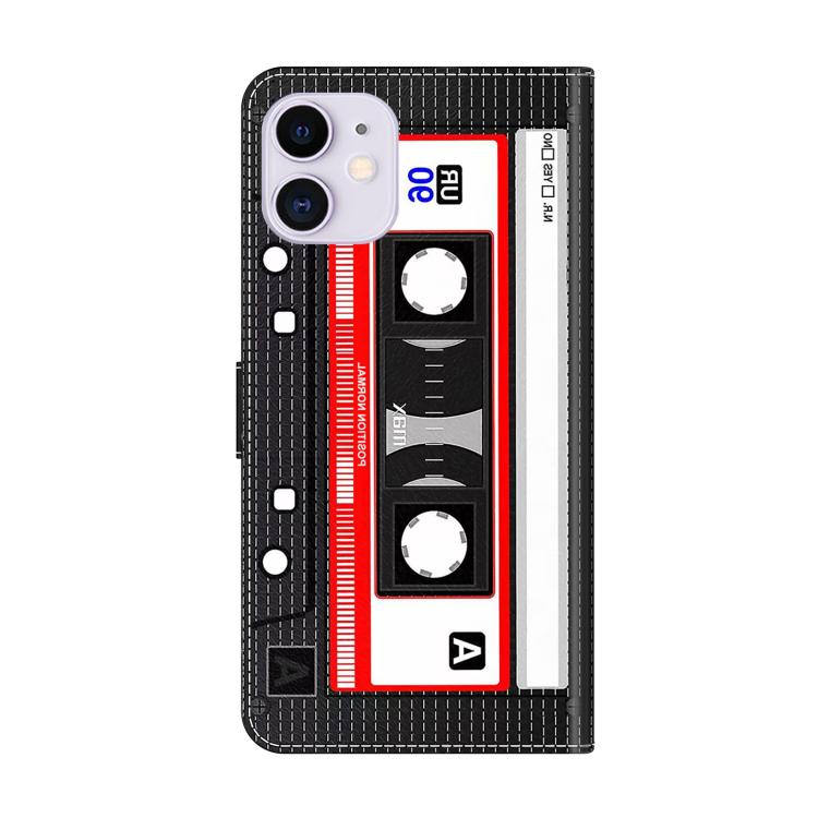 For iPhone 11 Crystal-Like Painted Vegan Leather Phone Case