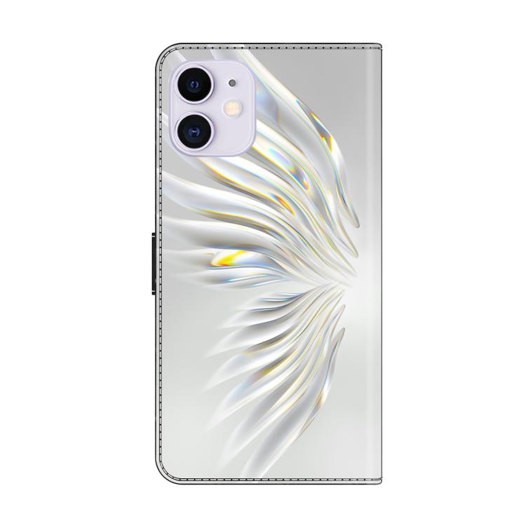 For iPhone 11 Crystal-Like Painted Vegan Leather Phone Case