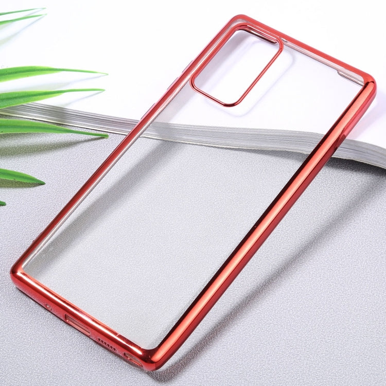 For Samsung Galaxy S20 Ultra-thin Plating TPU Protective Soft Case