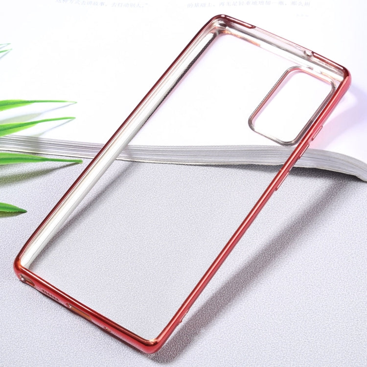 For Samsung Galaxy S20 Ultra-thin Plating TPU Protective Soft Case