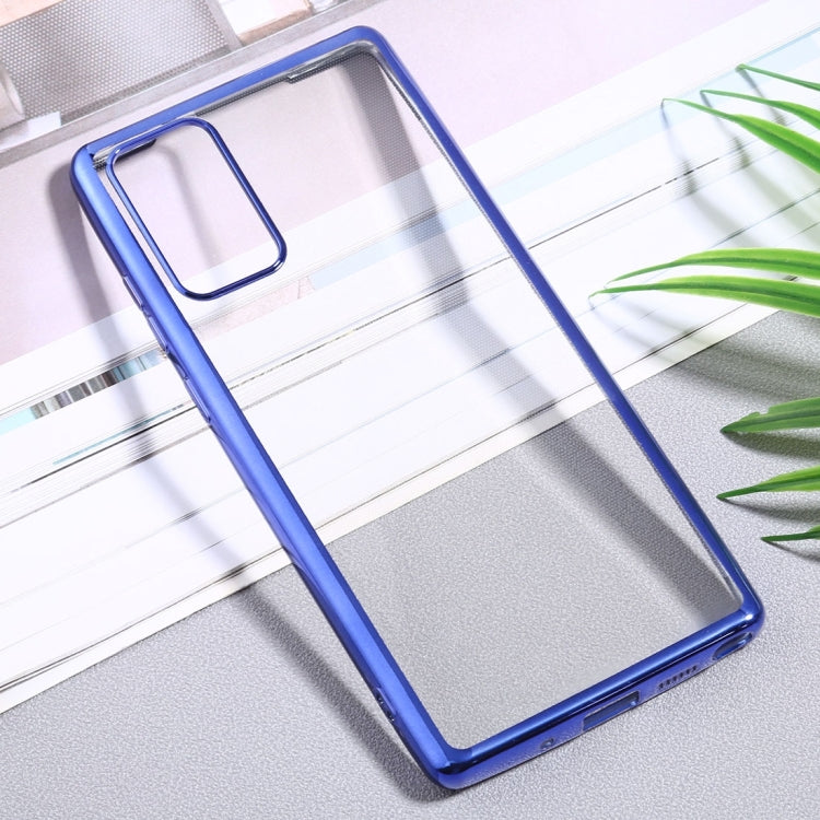 For Samsung Galaxy S20+ Ultra-thin Plating TPU Protective Soft Case