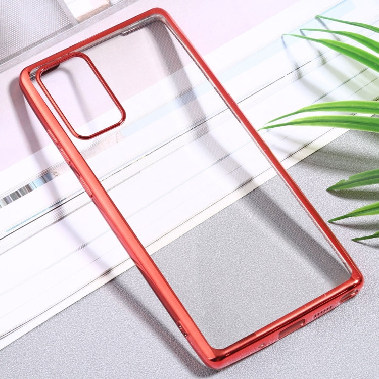 For Samsung Galaxy S20 Ultra Ultra-thin Plating TPU Protective Soft Case
