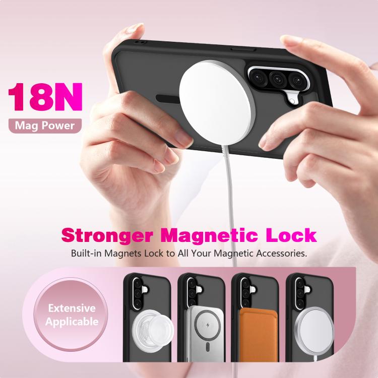 For Samsung Galaxy S26 5G Skin-Friendly Magnetic Shockproof TPU Hybrid PC Phone Case