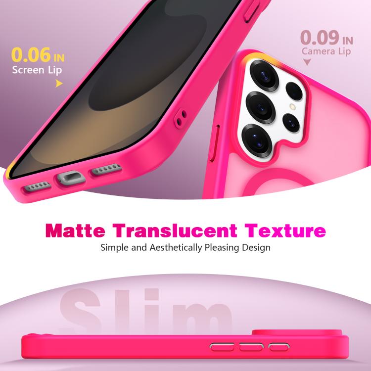For Samsung Galaxy S25 Ultra 5G Skin-Friendly Magnetic Shockproof TPU Hybrid PC Phone Case