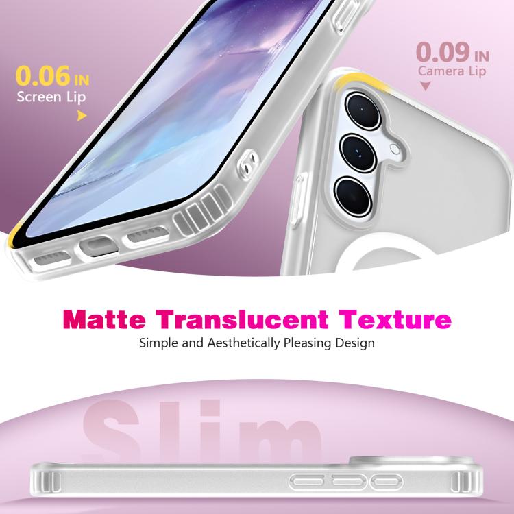 For Samsung Galaxy S25+ / S24+ 5G Skin-Friendly Magnetic Shockproof TPU Hybrid PC Phone Case