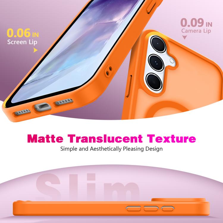 For Samsung Galaxy S25+ / S24+ 5G Skin-Friendly Magnetic Shockproof TPU Hybrid PC Phone Case