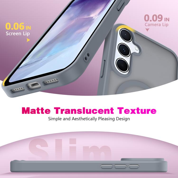For Samsung Galaxy S25+ / S24+ 5G Skin-Friendly Magnetic Shockproof TPU Hybrid PC Phone Case