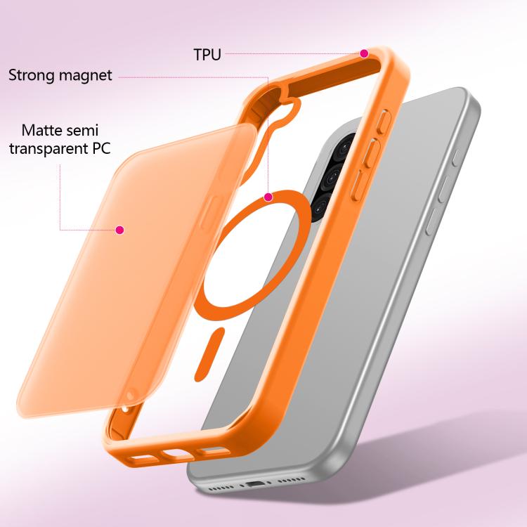 For Samsung Galaxy A56 5G Skin-Friendly Magnetic Shockproof TPU Hybrid PC Phone Case