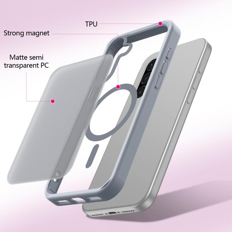 For Samsung Galaxy A56 5G Skin-Friendly Magnetic Shockproof TPU Hybrid PC Phone Case