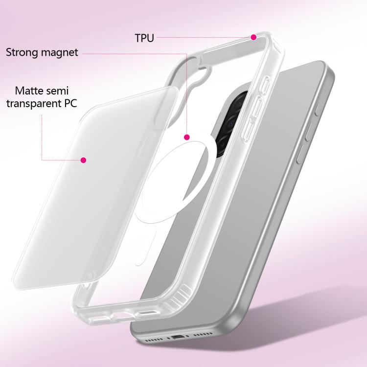 For Samsung Galaxy A26 / A17 5G Skin-Friendly Magnetic Shockproof TPU Hybrid PC Phone Case