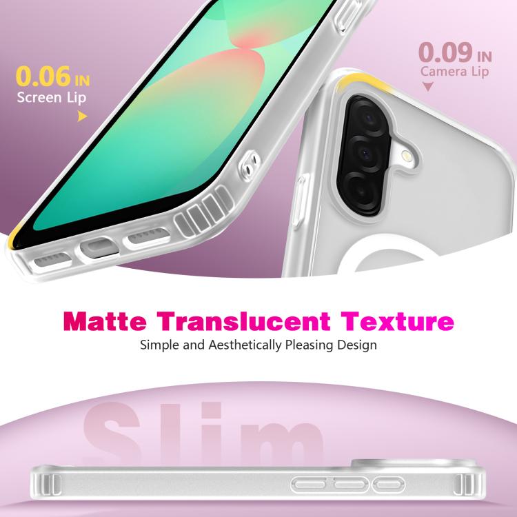 For Samsung Galaxy A26 / A17 5G Skin-Friendly Magnetic Shockproof TPU Hybrid PC Phone Case