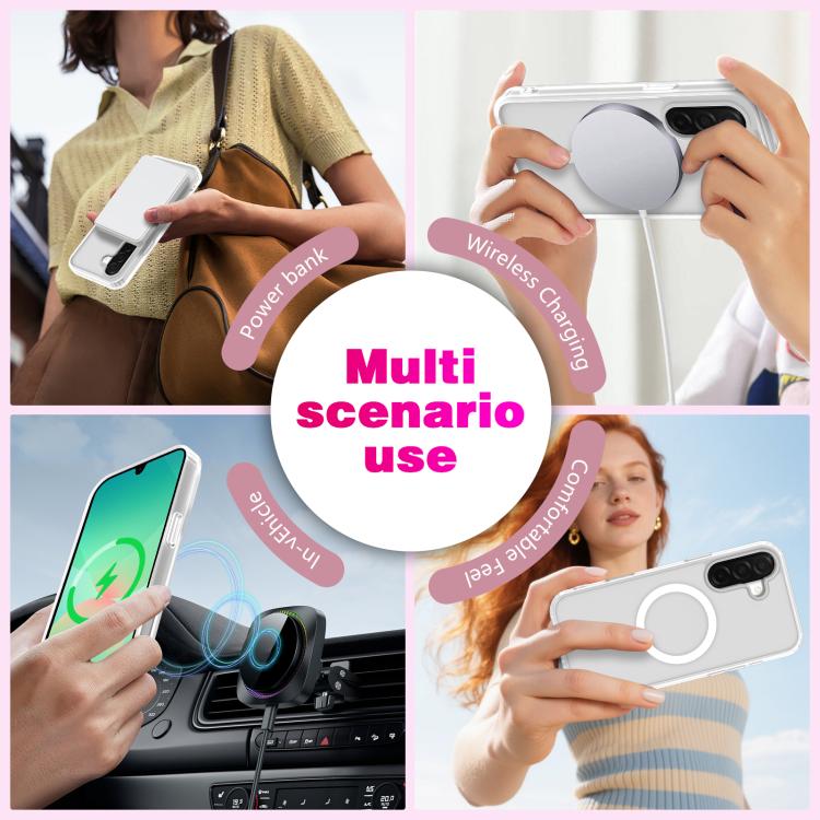 For Samsung Galaxy A26 / A17 5G Skin-Friendly Magnetic Shockproof TPU Hybrid PC Phone Case