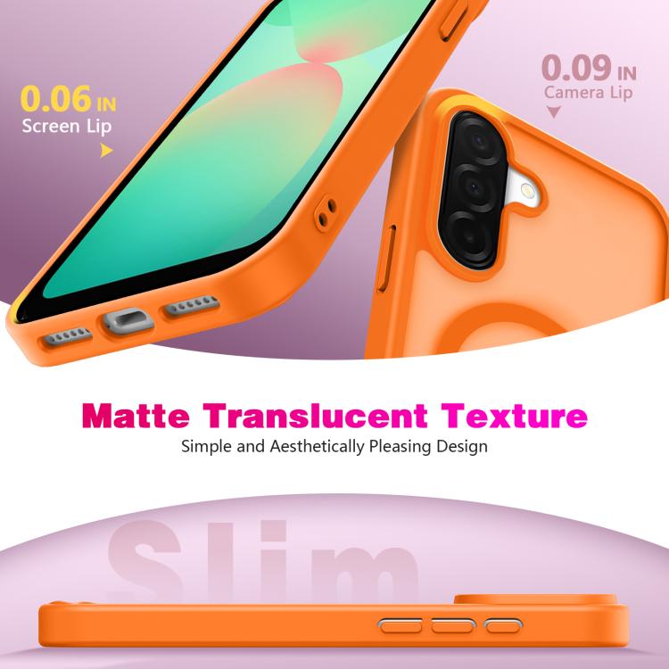 For Samsung Galaxy A26 / A17 5G Skin-Friendly Magnetic Shockproof TPU Hybrid PC Phone Case