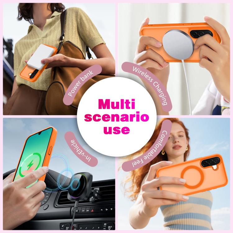 For Samsung Galaxy A26 / A17 5G Skin-Friendly Magnetic Shockproof TPU Hybrid PC Phone Case