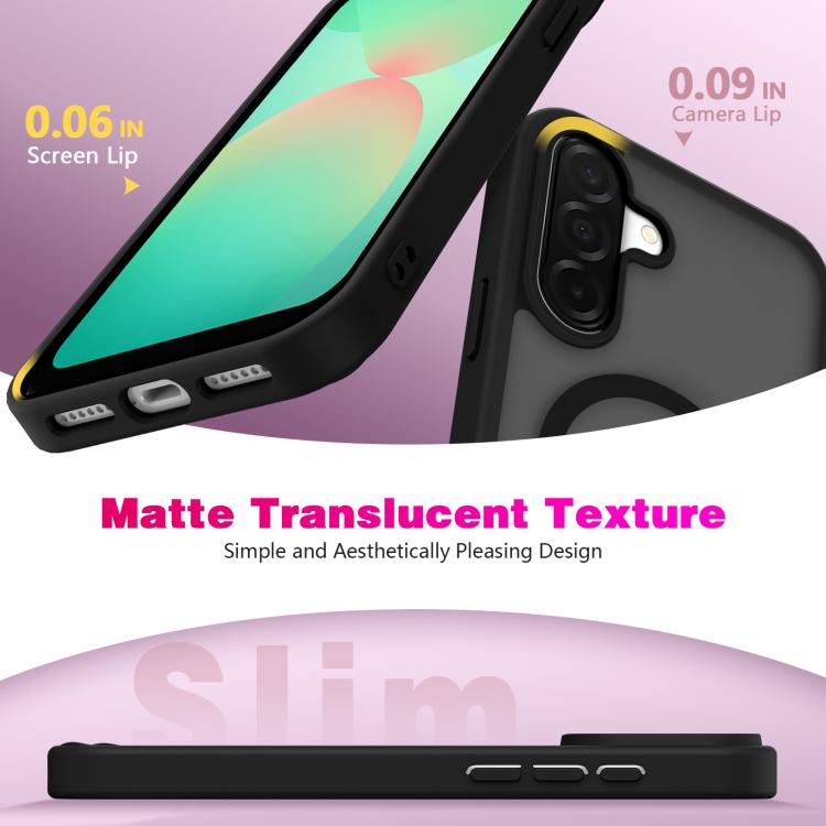 For Samsung Galaxy A26 / A17 5G Skin-Friendly Magnetic Shockproof TPU Hybrid PC Phone Case