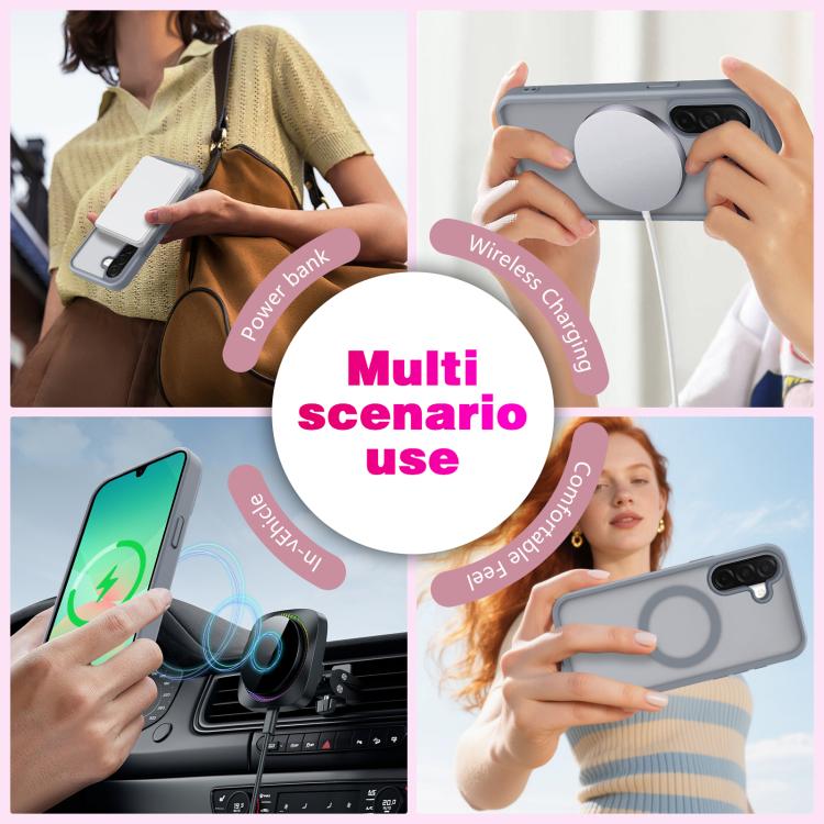 For Samsung Galaxy A26 / A17 5G Skin-Friendly Magnetic Shockproof TPU Hybrid PC Phone Case
