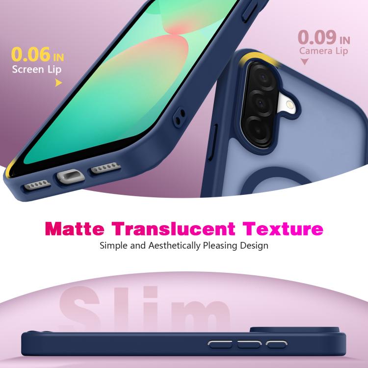 For Samsung Galaxy A26 / A17 5G Skin-Friendly Magnetic Shockproof TPU Hybrid PC Phone Case