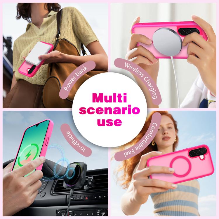 For Samsung Galaxy A26 / A17 5G Skin-Friendly Magnetic Shockproof TPU Hybrid PC Phone Case