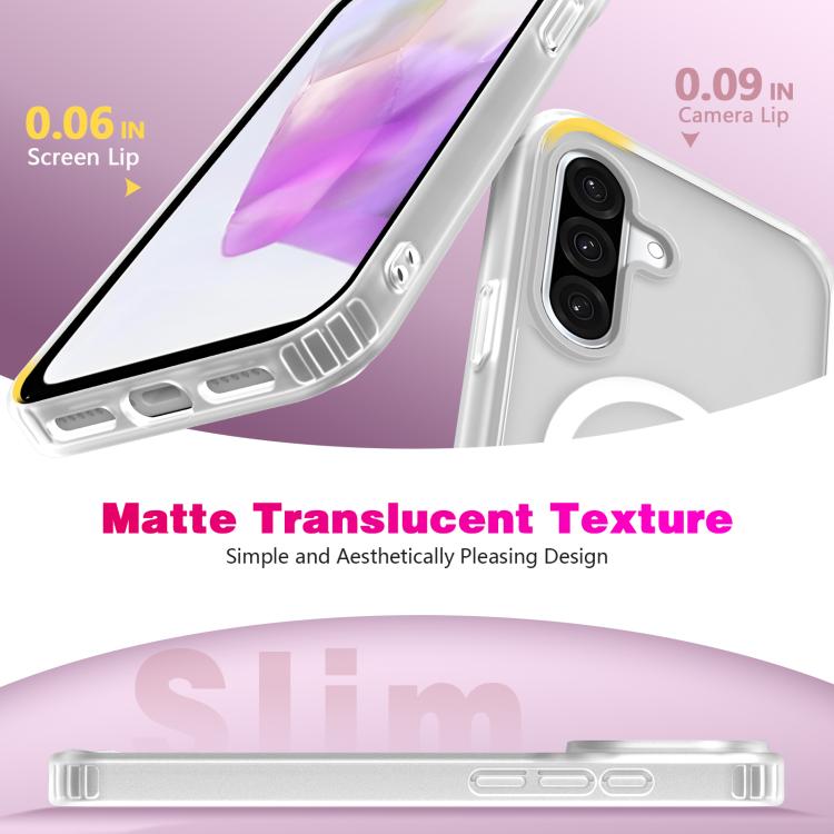 For Samsung Galaxy A36 / A37 5G Skin-Friendly Magnetic Shockproof TPU Hybrid PC Phone Case