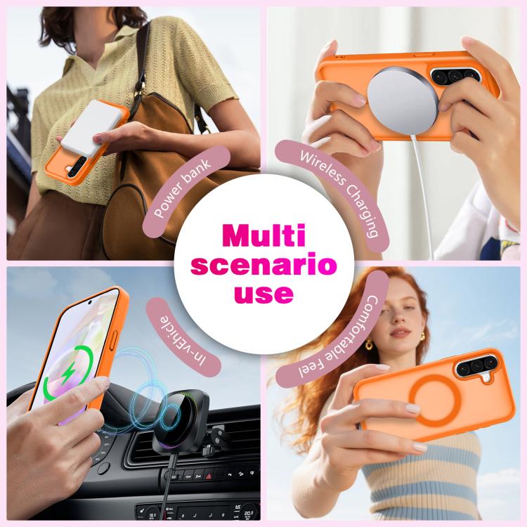 For Samsung Galaxy A36 / A37 5G Skin-Friendly Magnetic Shockproof TPU Hybrid PC Phone Case