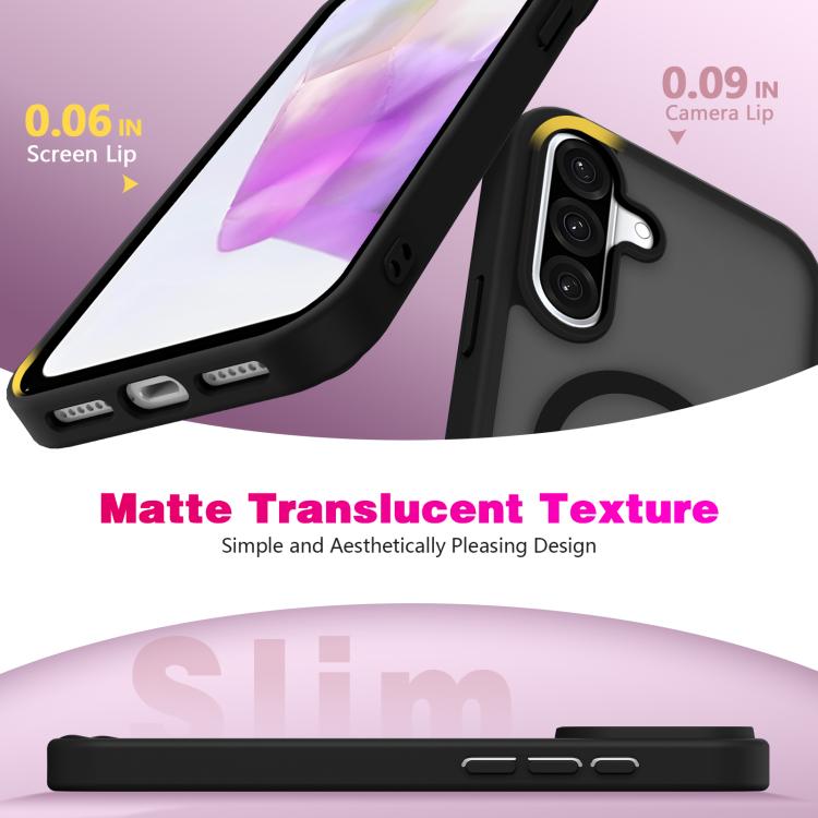 For Samsung Galaxy A36 / A37 5G Skin-Friendly Magnetic Shockproof TPU Hybrid PC Phone Case