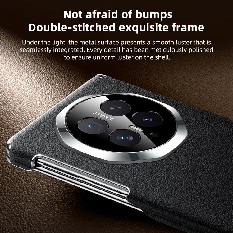 For Honor Magic V6 SULADA Dual Axis Lens Full Coverage Vegan Leather Magnetic Phone Case