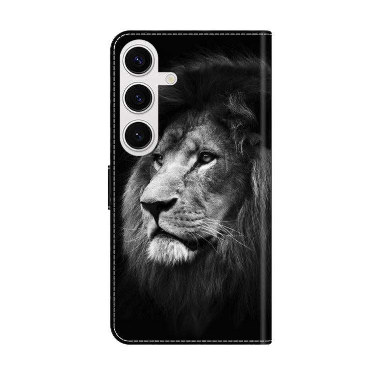 For Samsung Galaxy S25 Edge 5G Crystal-Like Painted Vegan Leather Phone Case