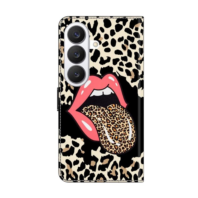 For Samsung Galaxy S26+ 5G Crystal-Like Painted Vegan Leather Phone Case