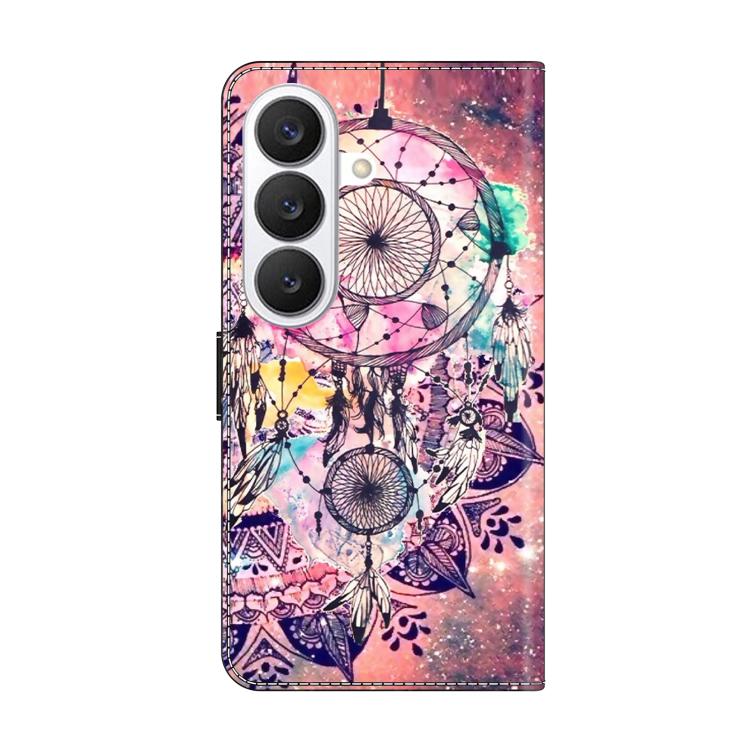 For Samsung Galaxy S26+ 5G Crystal-Like Painted Vegan Leather Phone Case