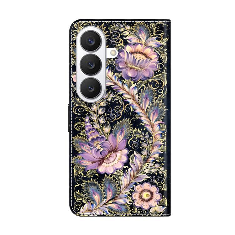 For Samsung Galaxy S26+ 5G Crystal-Like Painted Vegan Leather Phone Case