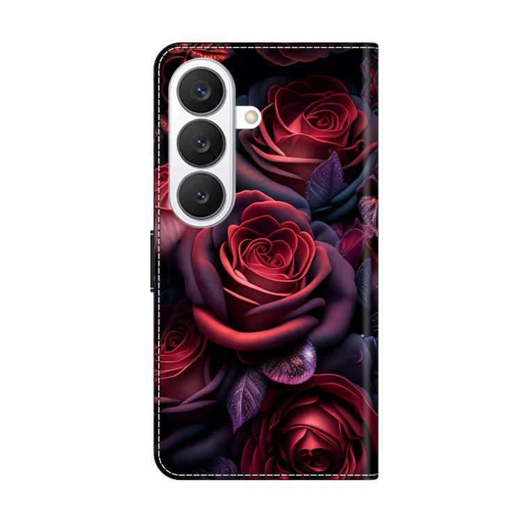 For Samsung Galaxy S26+ 5G Crystal-Like Painted Vegan Leather Phone Case