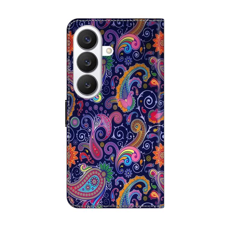 For Samsung Galaxy S26+ 5G Crystal-Like Painted Vegan Leather Phone Case