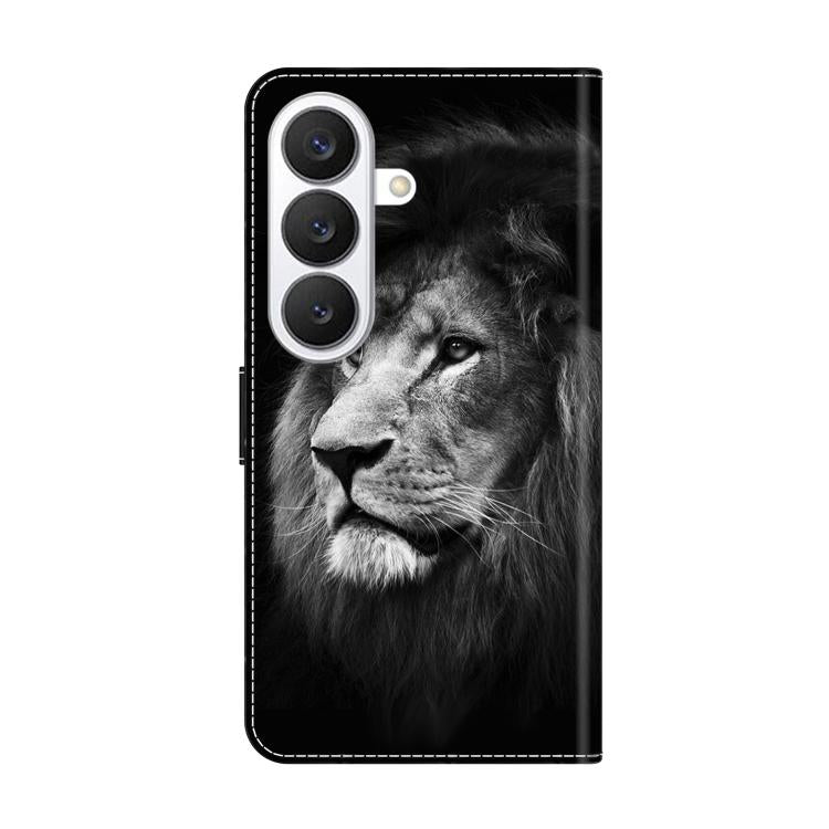 For Samsung Galaxy S26+ 5G Crystal-Like Painted Vegan Leather Phone Case